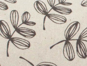 Latte foliage fabric